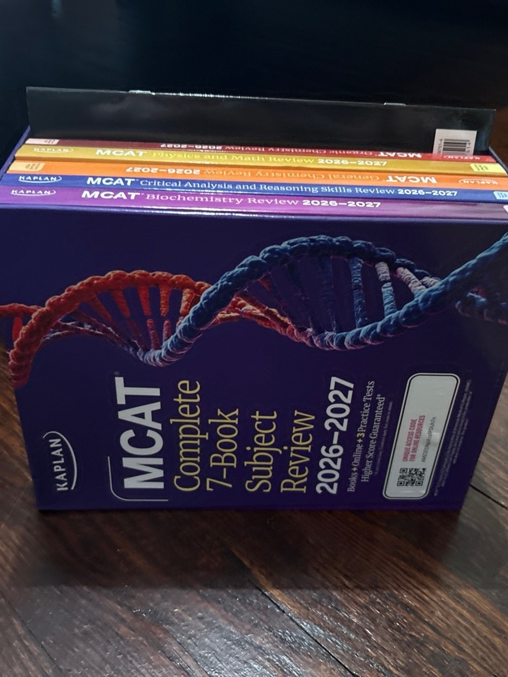 Kaplan MCAT 7-Book Complete Subject Review Set - Purple Covers